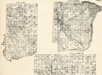 Marinette County - Lake, Peshtigo, Middle Inlet, Wisconsin State Atlas 1930c